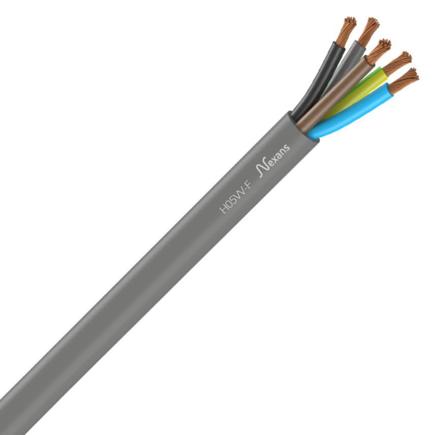 Nexans H05VVF 5G1,5 GREY* D70m