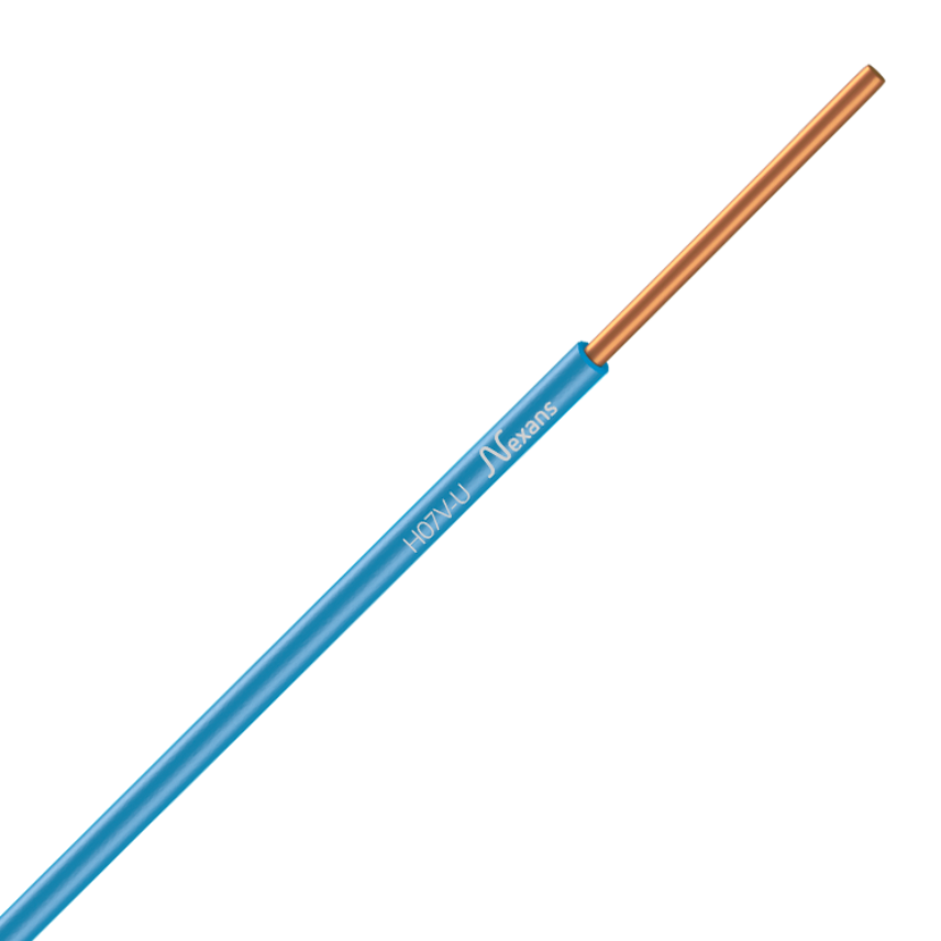 Nexans H07V-U 1x1.5 BLUE C500m