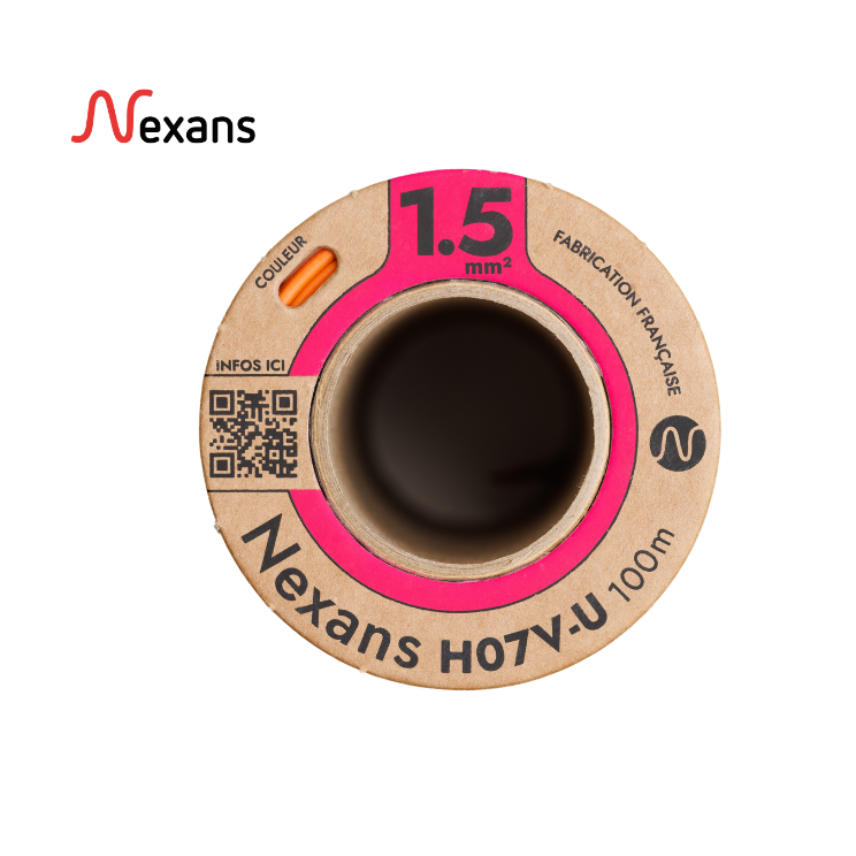 Nexans H07V-U MOBIWAY POP 1x1.5 laranja D100