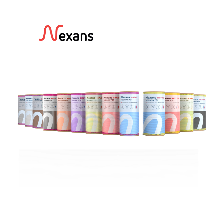 Nexans H07V-U MOBIWAY POP 1X2.5 castanho C100m