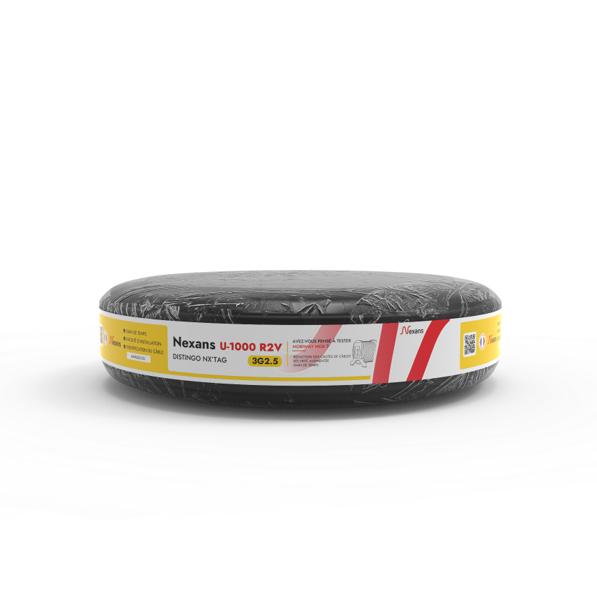 Nexans U-1000 R2V DISTINGO NX'TAG™ 3G2.5 R50m