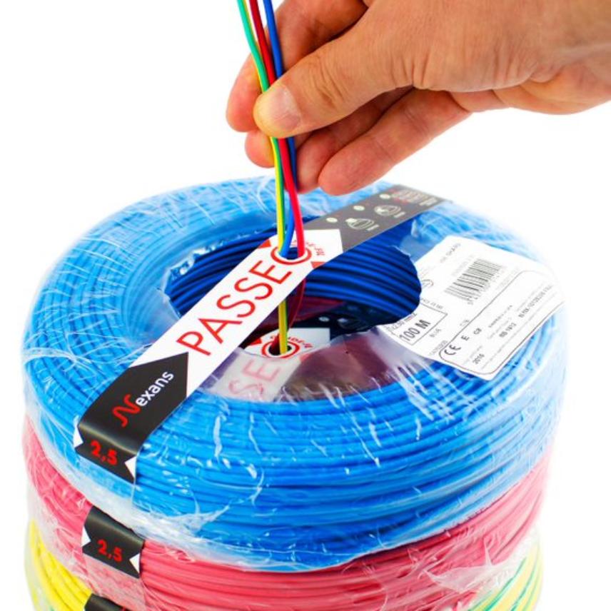 Nexans H07V-U PASSEO 1X2.5 PURPLE C100m
