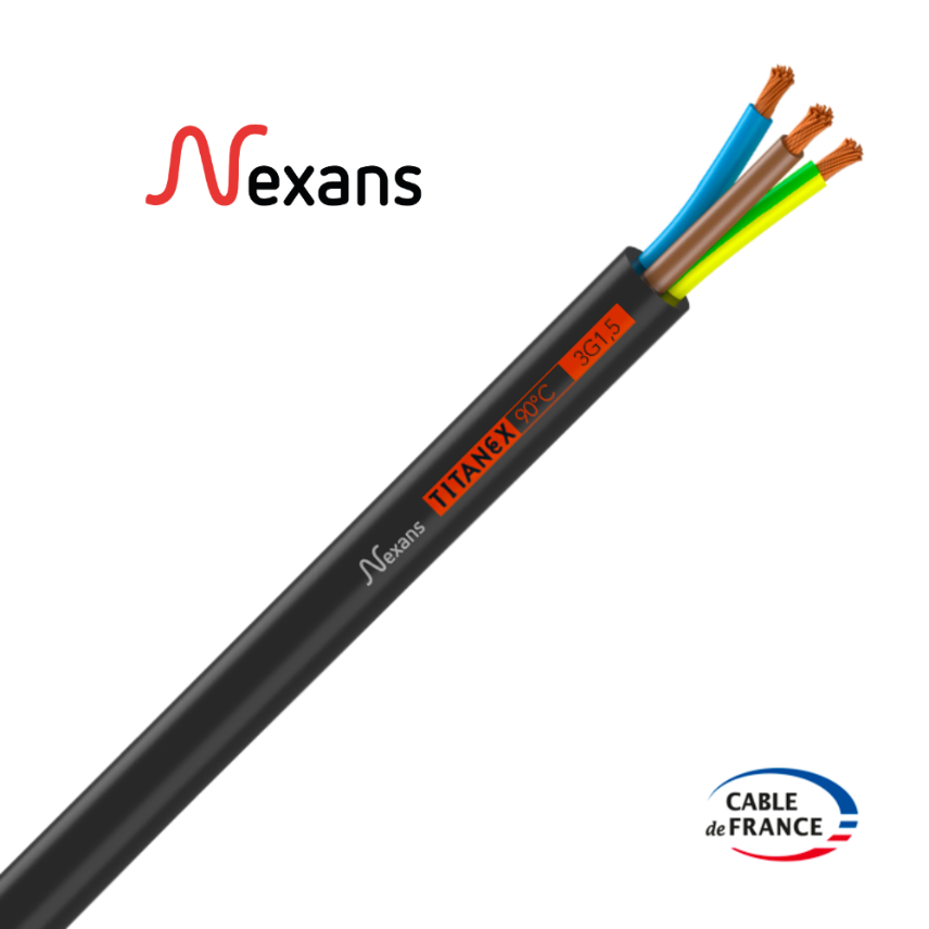 Nexans H07RN-F TITANEX 3G1.5 C50m