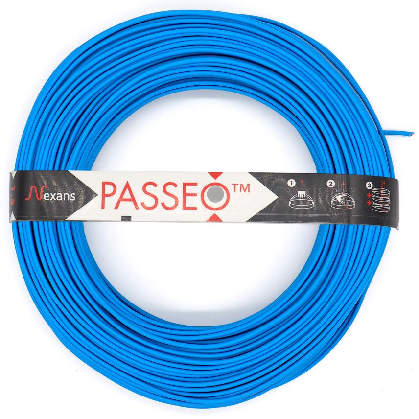 Nexans H07V-U PASSEO 1X1.5 BLUE C100m